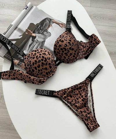 Cheetah Print Bra